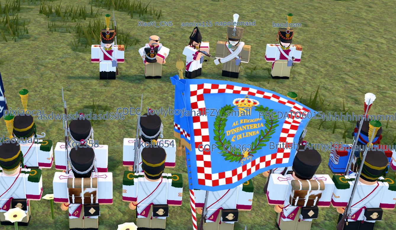 [图][Roblox]Napoleonic Wars 8月25日战斗那不勒斯 4°国人团视角