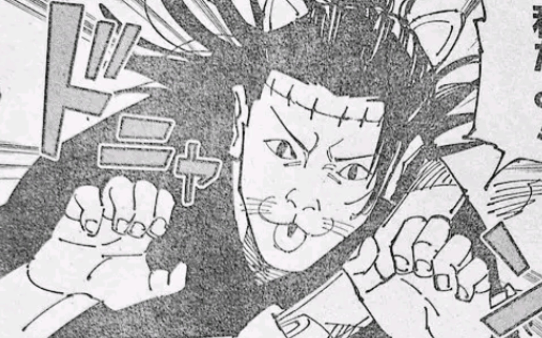 羂索疑似coke牢底附身,直接化身小猫,喜欢吗牢底?97