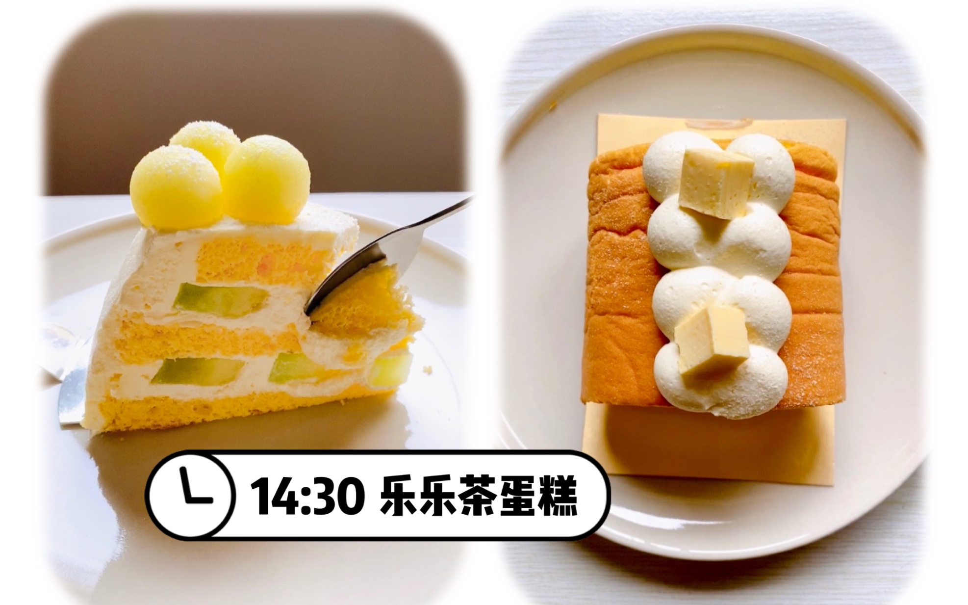 【我要吃遍乐乐茶蛋糕】静冈蜜瓜&牛乳布丁