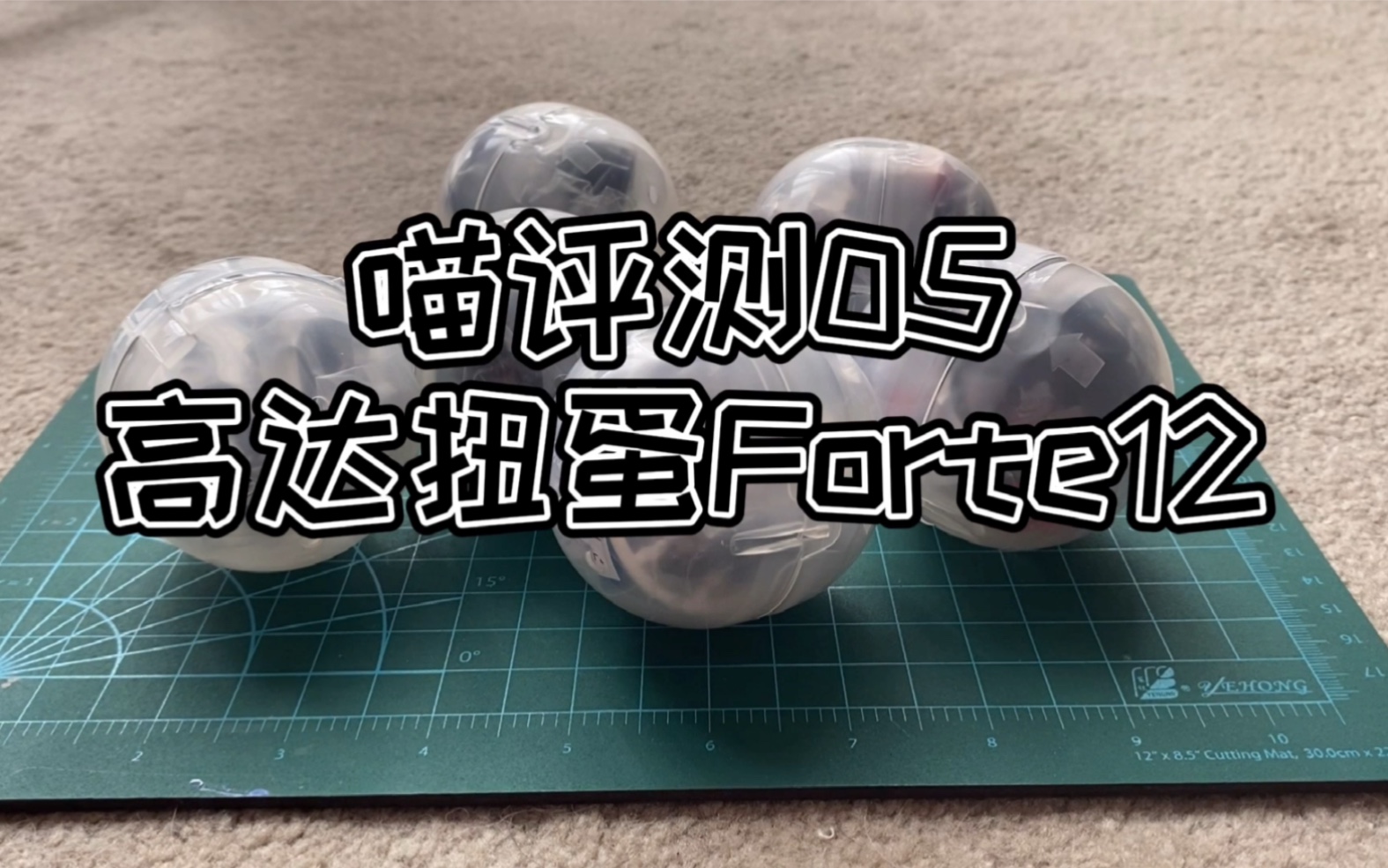 喵评测05高达扭蛋forte第12弹评测分享