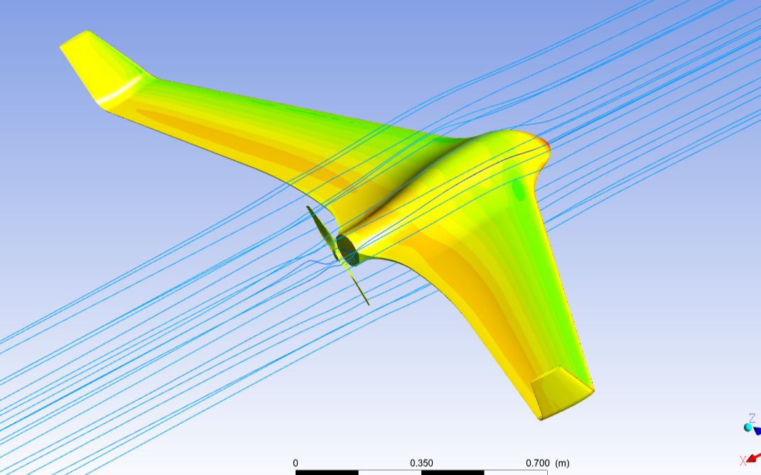 基于scdmfmfluent的螺旋桨无人机模型的特性分析