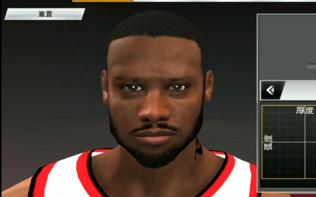 nba2k20手游 勒布朗.詹姆斯捏脸数据,up主捏了3个小时,感觉还是不完美