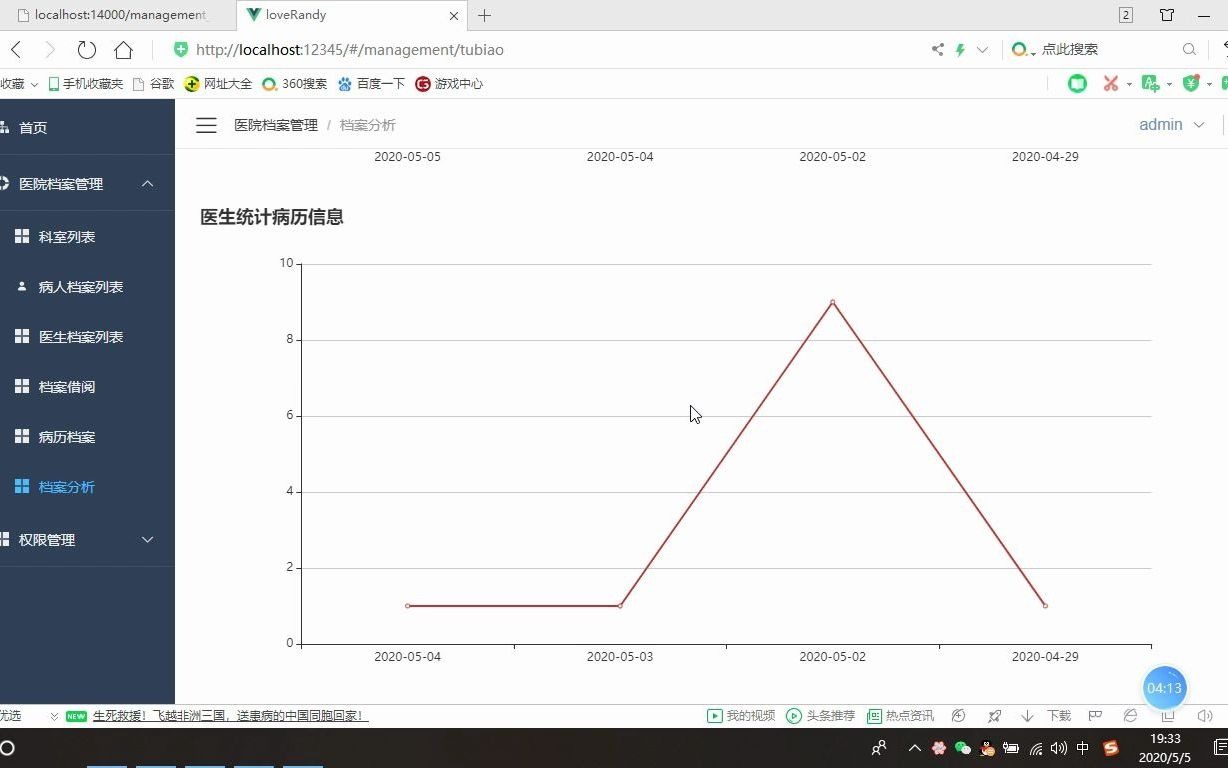 计算机毕业设计编号2416医院档案管理系统IDEASSMMysql维普程序录像哔哩哔哩bilibili