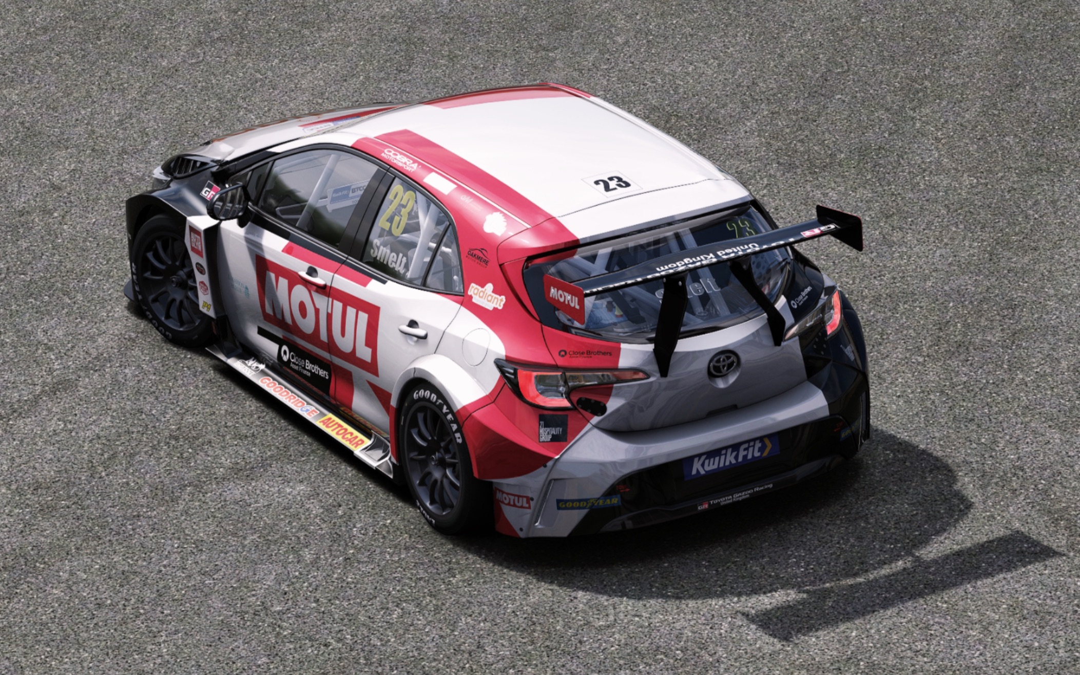 【神力科莎】丰田 卡罗拉 btcc 筑波赛道 1:01.710