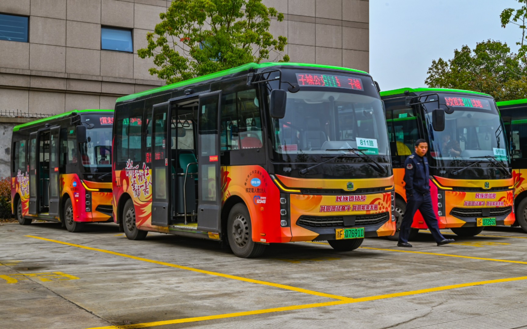 [pov481]嘉兴公交 811路 子城公交首末站→子城公交首末站 前方展望