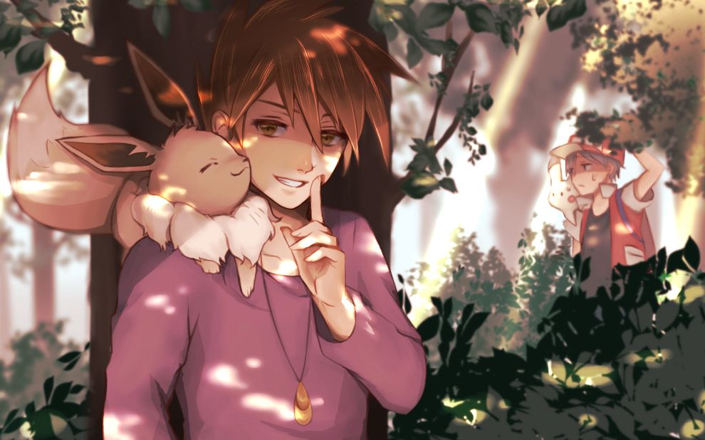 宝可梦青绿green同人合集帅气劲敌