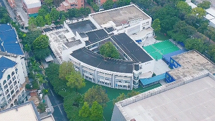 广州美国人学校,位于广州富人区,广州二沙岛
