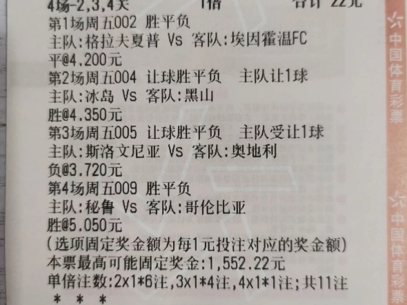 6号胜负单,比分单和总进球数(我就问你们,世亚预和欧国联是不是圈钱的兄弟们?我昨天逮到两场冷平,尤其是沙特印尼那场,卡塔尔阿联酋走的平局没...