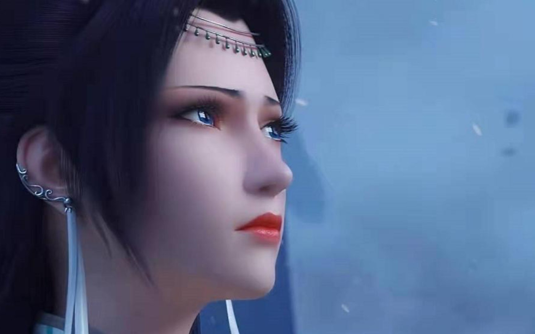 如果我可成斗帝我愿在云韵长鬓成妆之时与芝结鸳鸯为其贴花黄