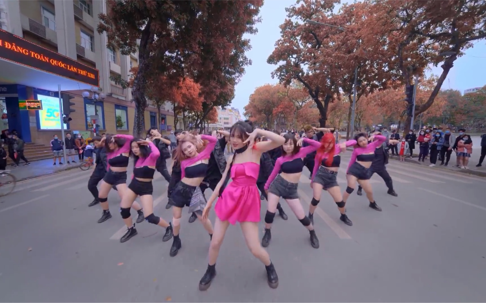 kpop越南cac舞团街头翻跳ros07新歌ontheground
