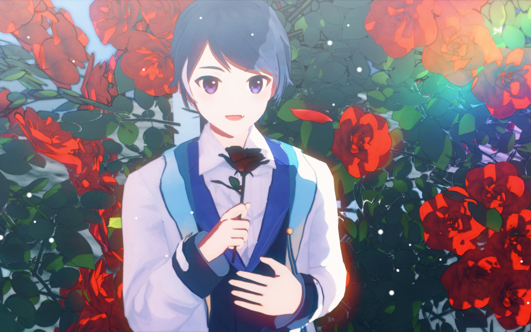 【五维介质mmd】智者不坠入爱河,当个笨蛋好像也还不错【牧心】幸运