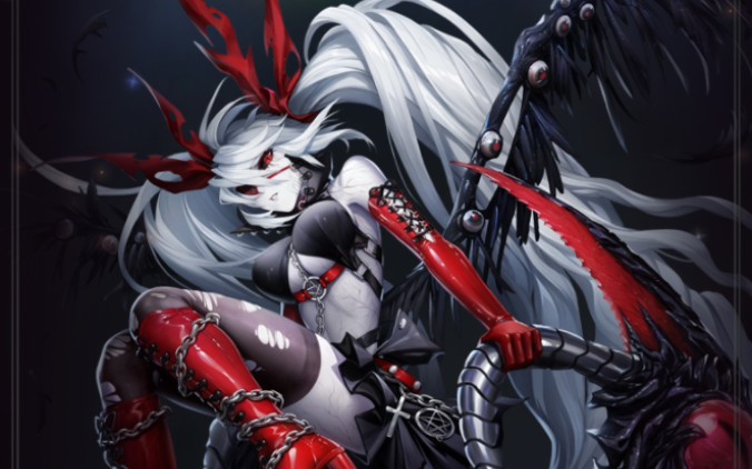 《爆裂魔女-留念集》米蒂亚【角色立绘技能,中文配音及档案(游戏内无