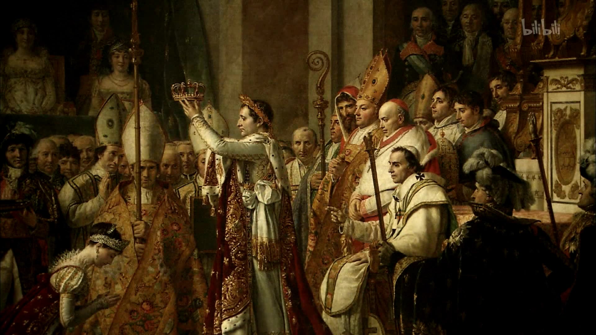 拿破仑加冕的"画外之音"【当卢浮宫遇见紫禁城cut-遇见】_哔哩哔哩