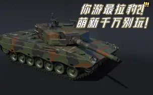 Descargar video: 【战争雷霆】你游最拉豹2！萌新千万别玩！