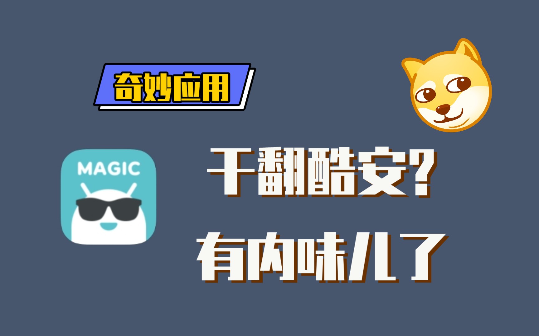 奇妙应用,超级清爽的应用市场、数码社区,开发者貌似也在B站哔哩哔哩bilibili