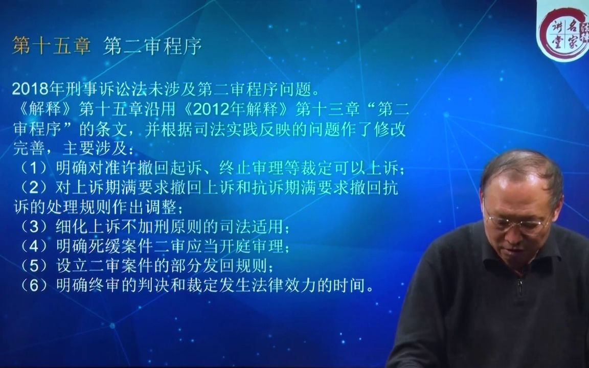 [图]【刑事案件审判实务】卫跃宁教授23小时，655条逐条剖析新刑诉法解释33.新刑事诉讼法司法解释条文解读——第二审程序（第378~396条)(8876240)