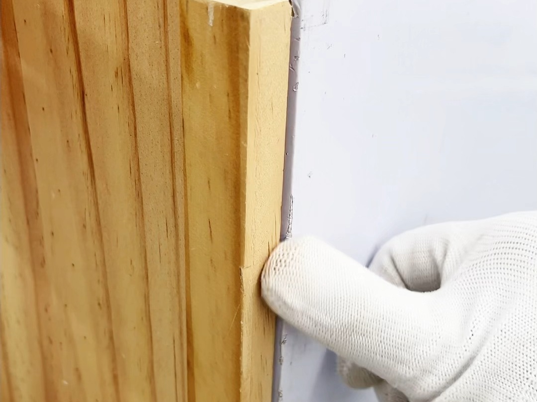 板材木饰面收边,这款收边条很给力#装修#铝合金收边条#木饰板