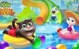 [图]トーキングトムバブルシューターアンドロイドゲームプレイ（Talking Tom Bubble Shooter Android Gameplay）