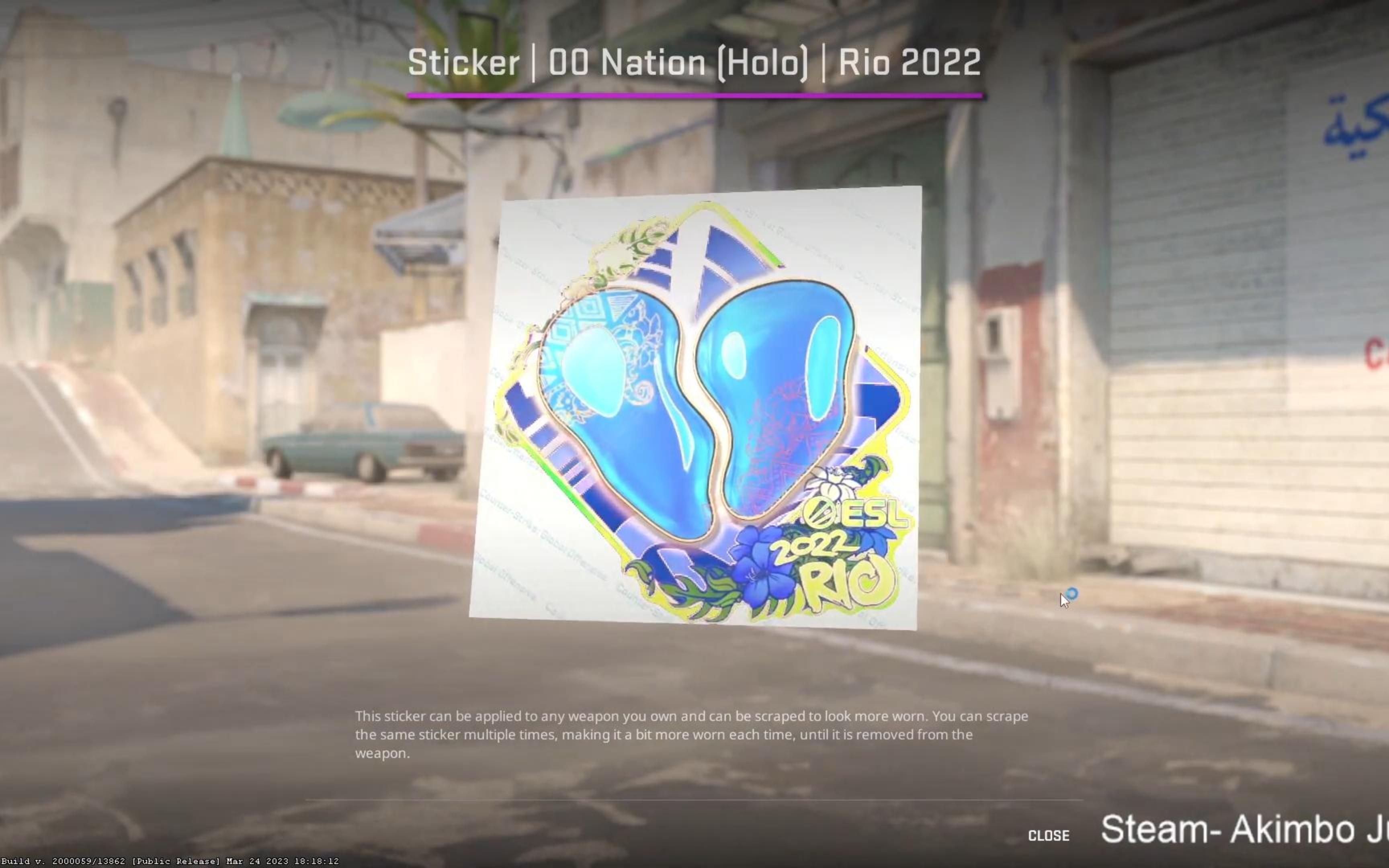 【CS2内测版】2021斯德哥尔摩贴纸(全息)效果