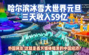 Download Video: 哈尔滨冰雪大世界元旦三天收入59亿,外国网友:这就是西方媒体唱衰的中国经济?