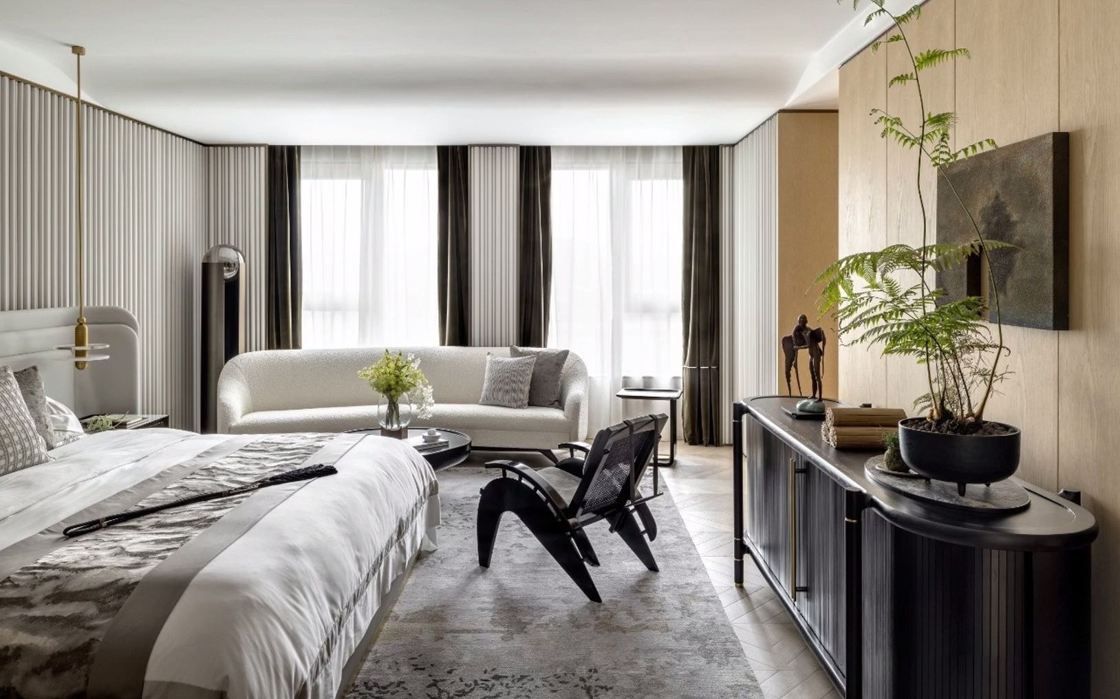 吴滨室内设计作品 #平层案例 吴滨丨平层丨杭州嘉里中心逸庐 无间