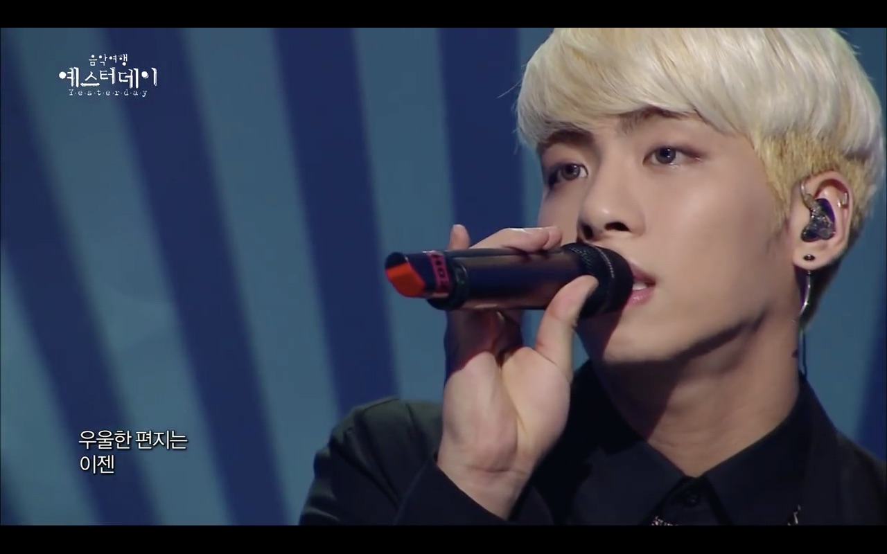 [图]140405 SHINee_钟铉 JongHyun_忧郁的信(Dejected Letter) @音乐旅行Yesterday 补充饭拍