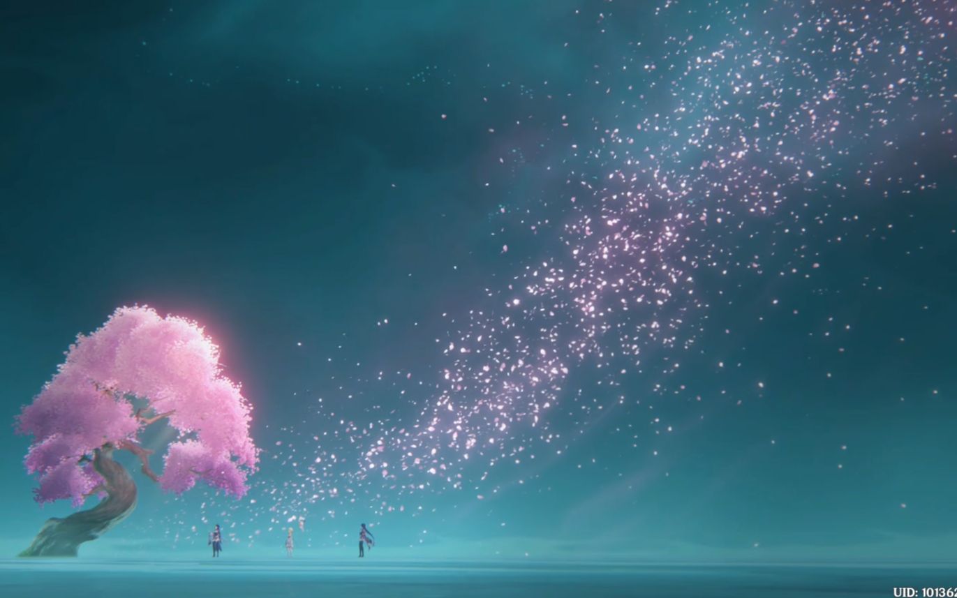 【原神】神樱树,美炸