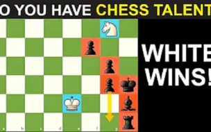 Download Video: [国象熟肉/chessscape]这个1876年的谜题能检测你是不是国象天才