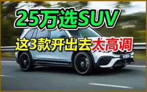 下载视频: 盘点25万左右，最高调的3款SUV