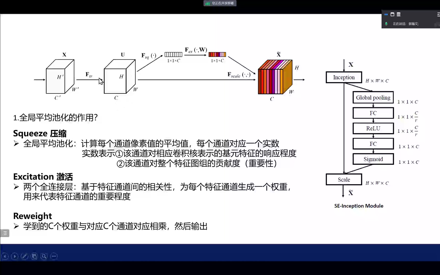 SEnet 通道注意力机制 网络讲解 第四周哔哩哔哩bilibili