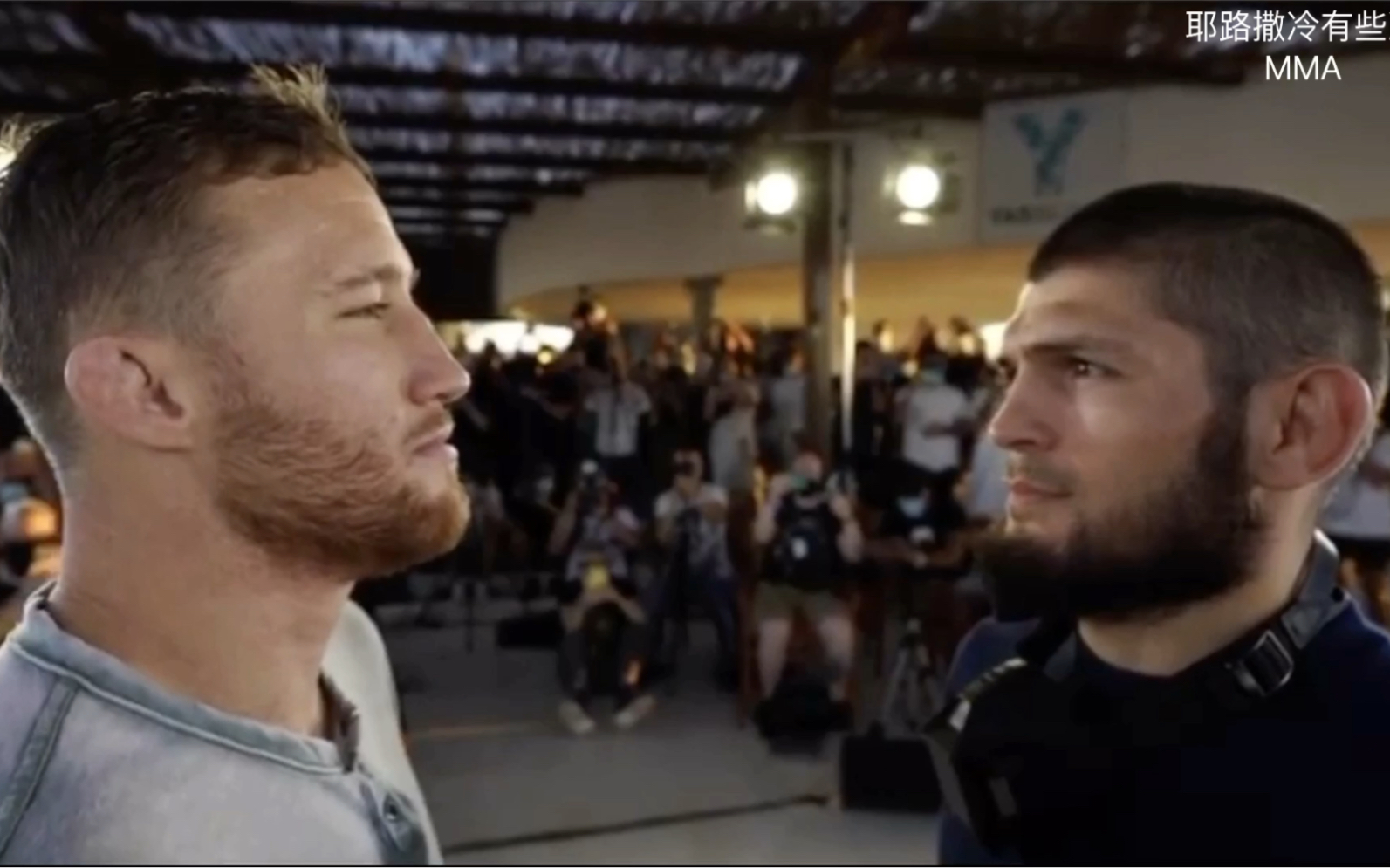 ufc254 轻量级冠军战 卡比vs盖基 全视角对视!