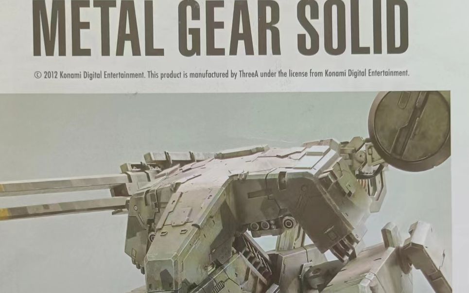 [图]【老物新玩】3A threezero 合金装备 Metal Gear Solid 1:48 Rex 细节展示