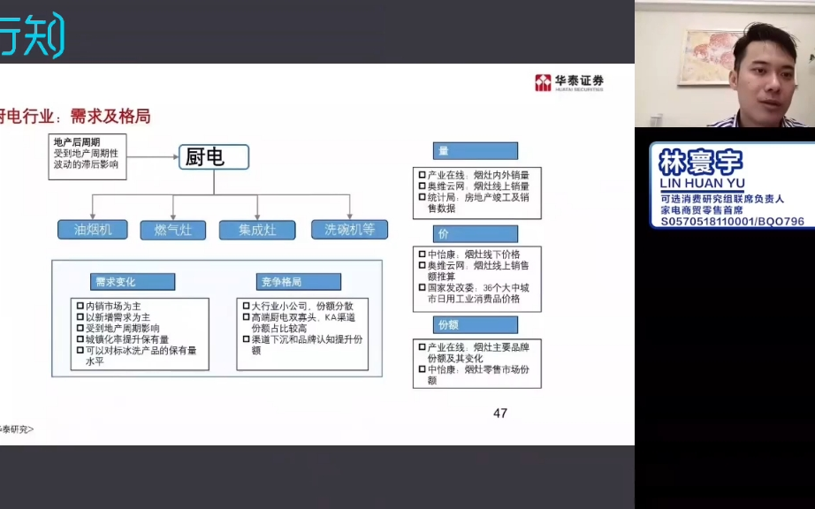 华泰证券家电行业分析框架培训哔哩哔哩bilibili