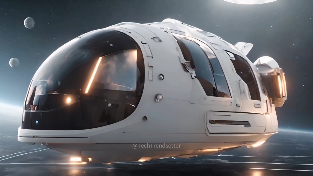航天飞行器未来科技宇宙飞船科幻3