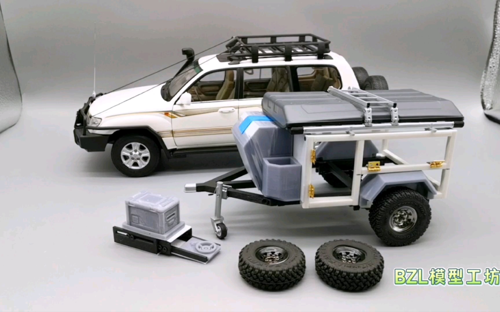 1:18 小鲍开发的首台拖车模型具备雏形(第187期)