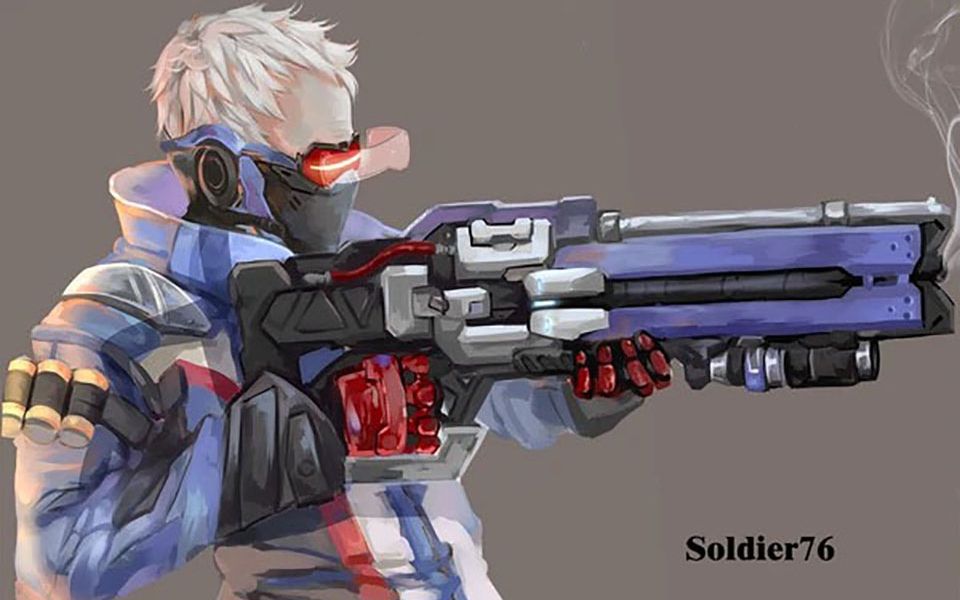 【masterqieda的ow集锦】《守望先锋》士兵76的夕阳红枪法_哔哩哔哩