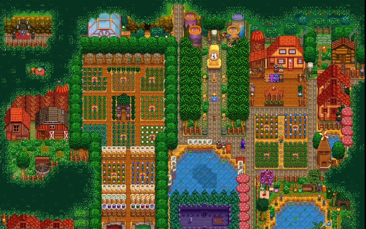 【星露谷物语】森林农场布局