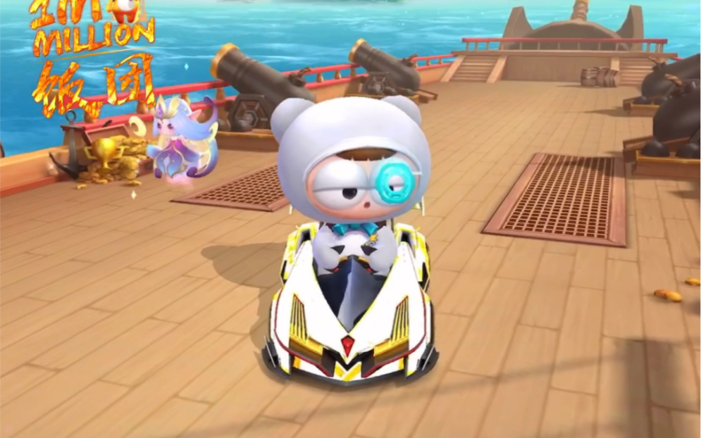 跑跑卡丁车贴膜黑妞白赤金魔怪