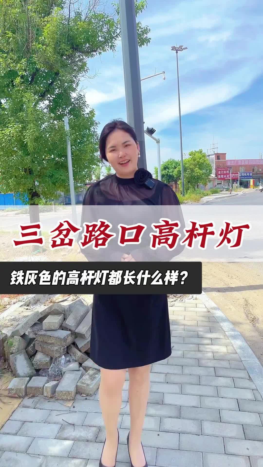 铁灰色的高杆灯一般都是安装在哪里呢?哔哩哔哩bilibili