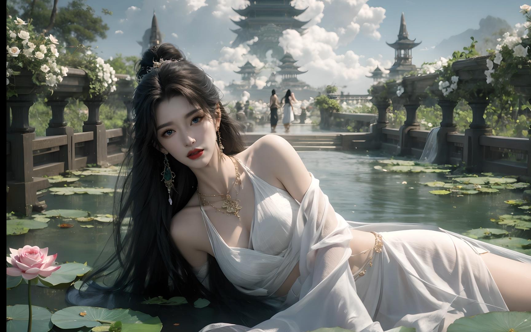 ai绘画 完美世界-清漪高清壁纸