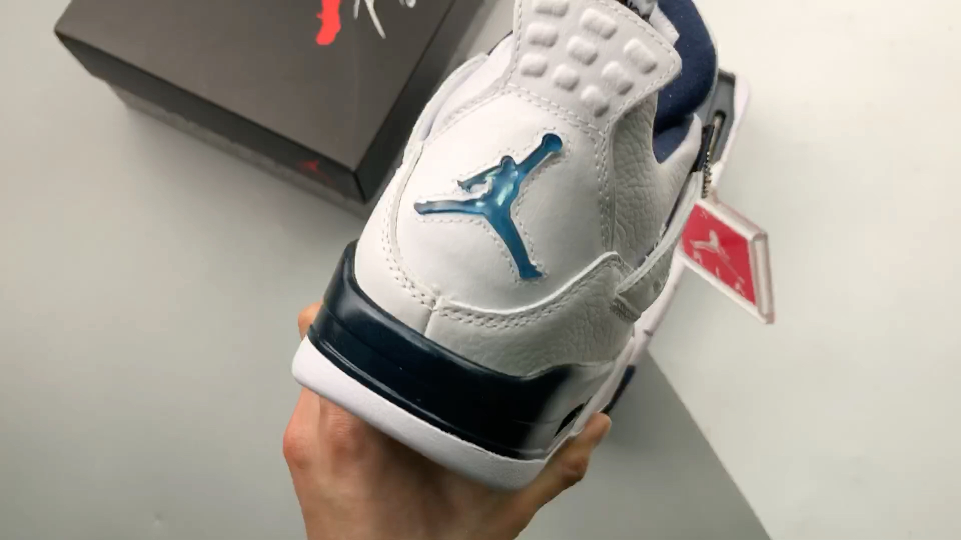 air jordan 4 retro "columbia"哥伦比亚 白蓝配色 打破市场无好货之