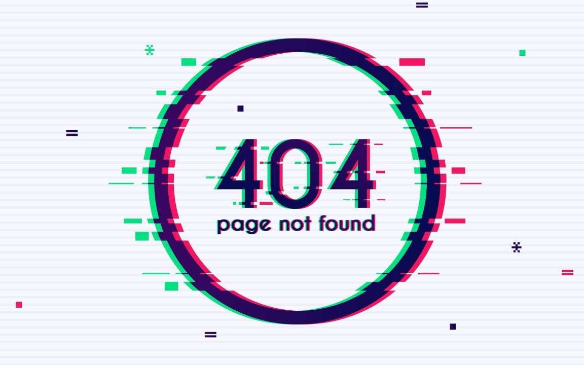 对不起,这是一支满屏 404 的视频