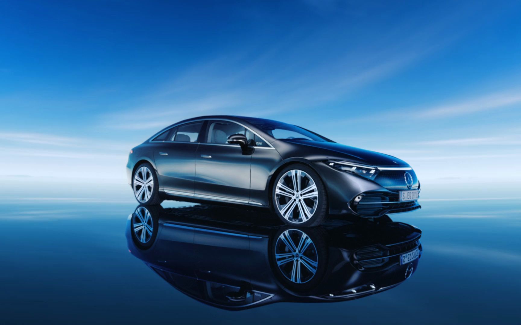 奔驰电动车广告eqs global