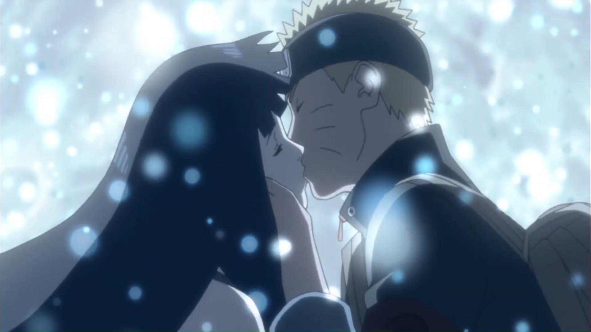 月影交织的誓言:鸣人和雏田的情感回忆与永恒之吻