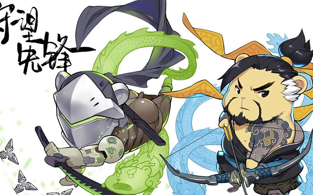守望先锋的源氏与半藏_哔哩哔哩 (゜-゜)つロ 干杯~-bilibili