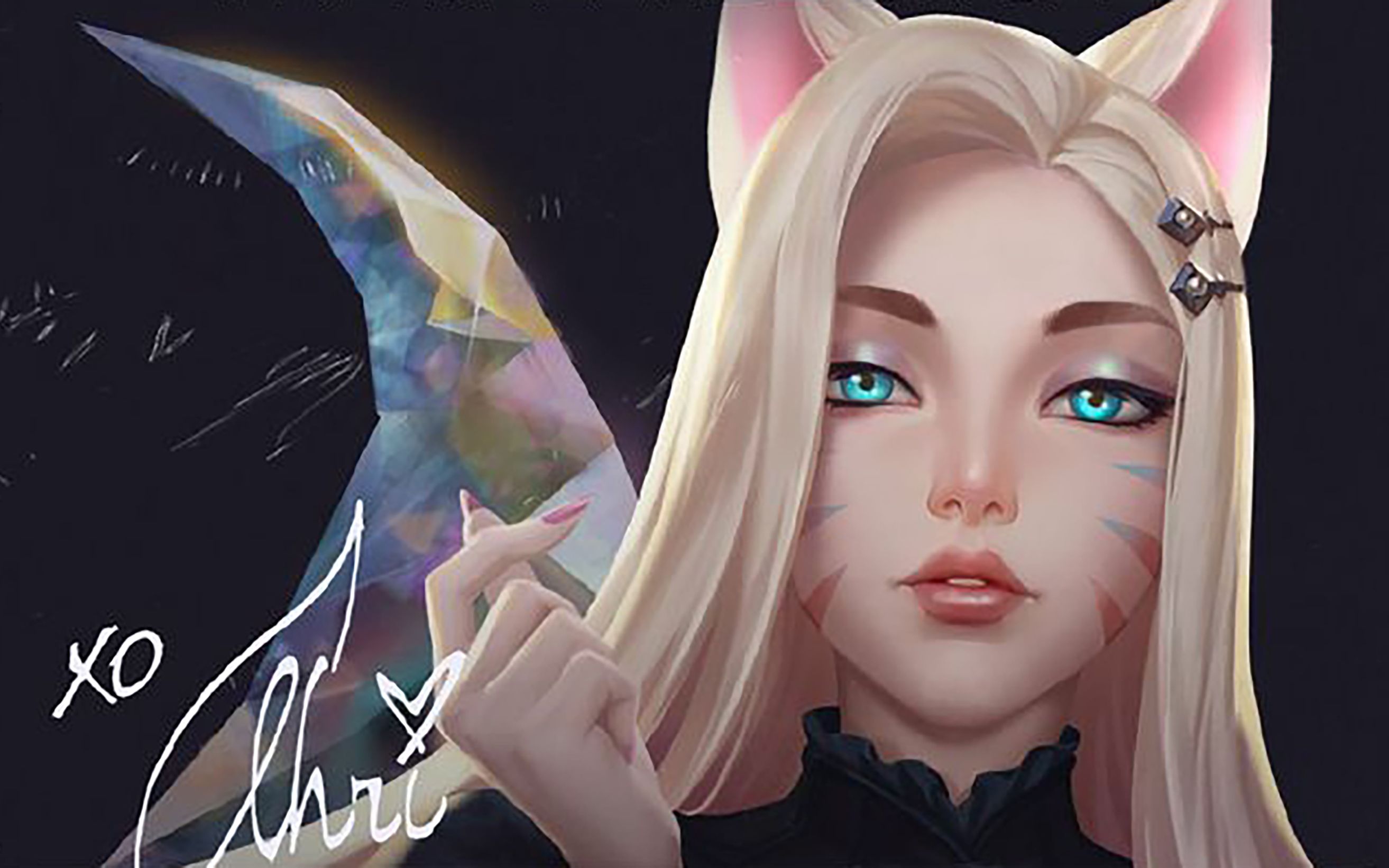 【皮肤上手】虽然菜,但是买了皮肤还是要玩儿啊  kda all out 阿狸