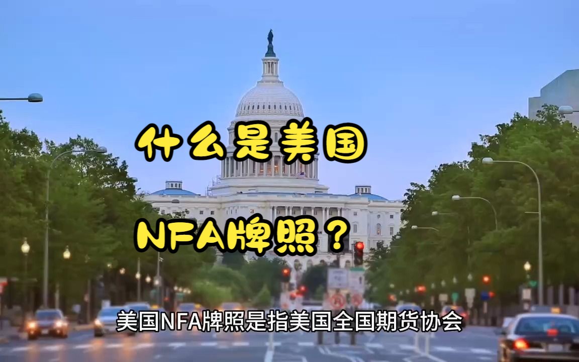 什么是美国NFA牌照?怎样什么NFA牌照?哔哩哔哩bilibili