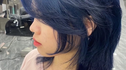 染发记录,灰蓝狼尾!