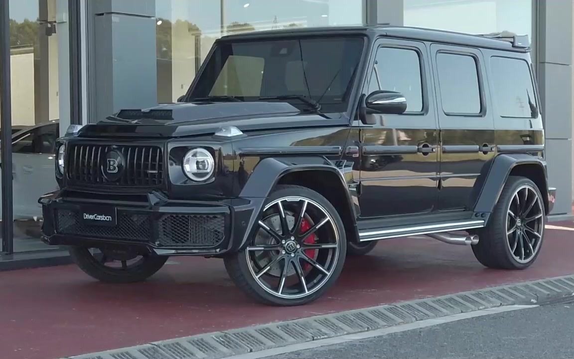 巴萨球星最爱逛的车行之奔驰 g800 巴博斯 2021款 800匹 新车板鸭售价