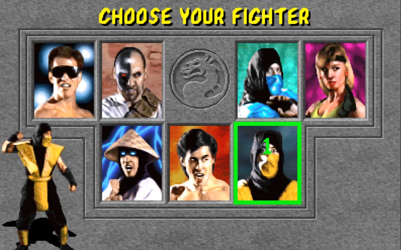 活动作品真人快打初代通关视频角色scorpion